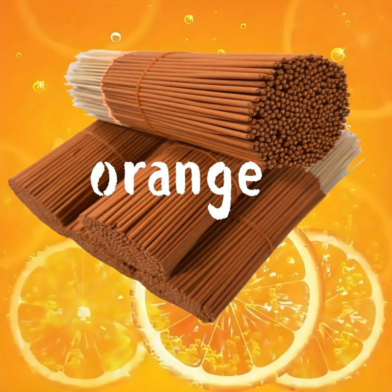 Natural Orange Incense Sticks  - Scented Candle Set ulasan dan harga