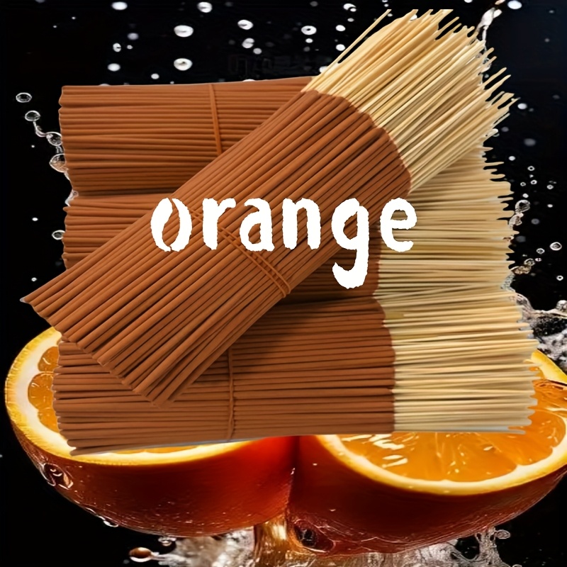 Natural Orange Incense Sticks  - Scented Candle Set ulasan dan harga