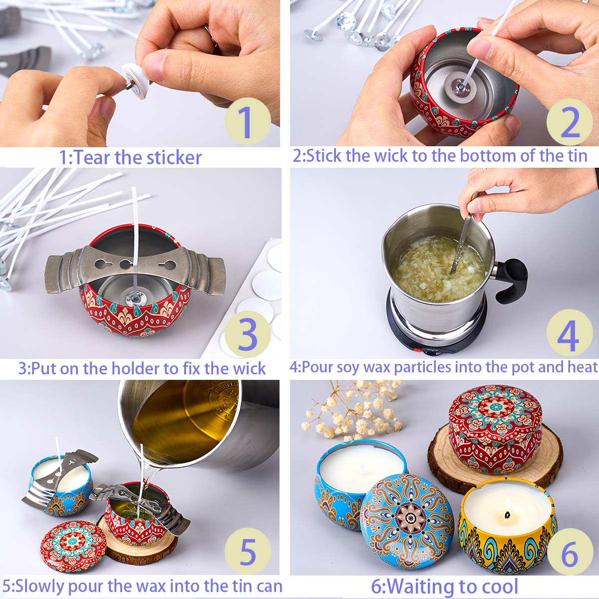 DIY Scented Candle Making Tool - Scented Candle Set ulasan dan harga