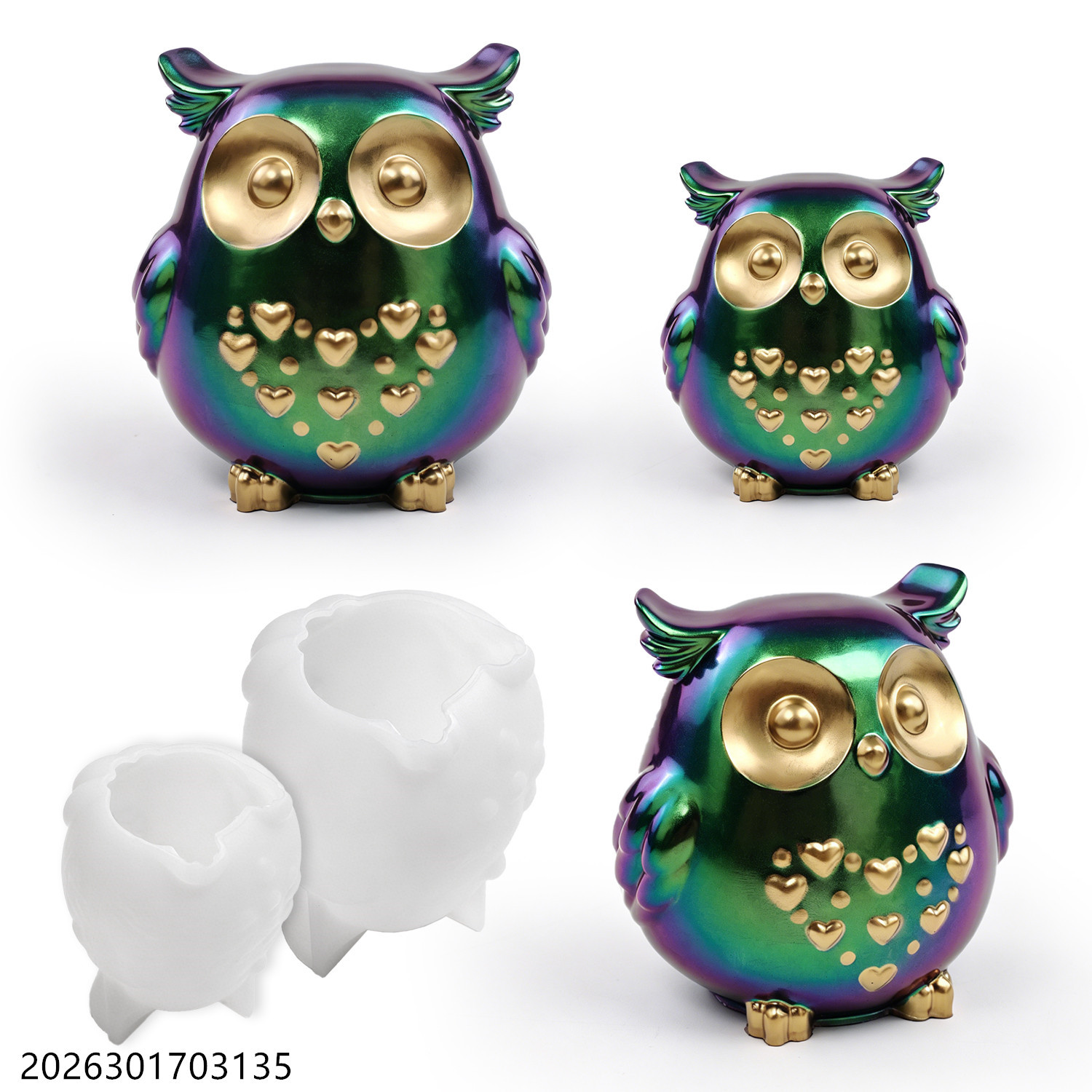 Owl Silicone Mold 3D Bird Shap - Scented Candle Set ulasan dan harga