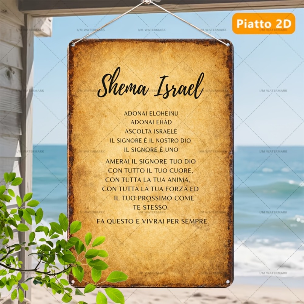 CIFBUY  Hebrew Scripture Alumi - Home Decor Room ulasan dan harga