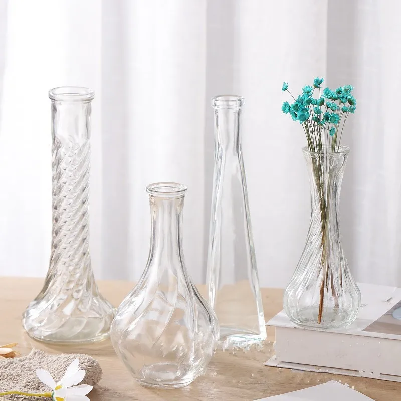 Simple Thread Vase Slender Gla - Terrarium Glass Bottle ulasan dan harga