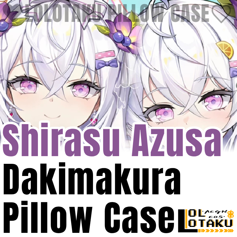 Shirasu Azusa Dakimakura Blue  - Home Decor Game ulasan dan harga