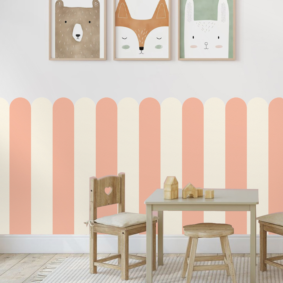 Multicolor Vertical Striped Ar - Home Decor Game ulasan dan harga