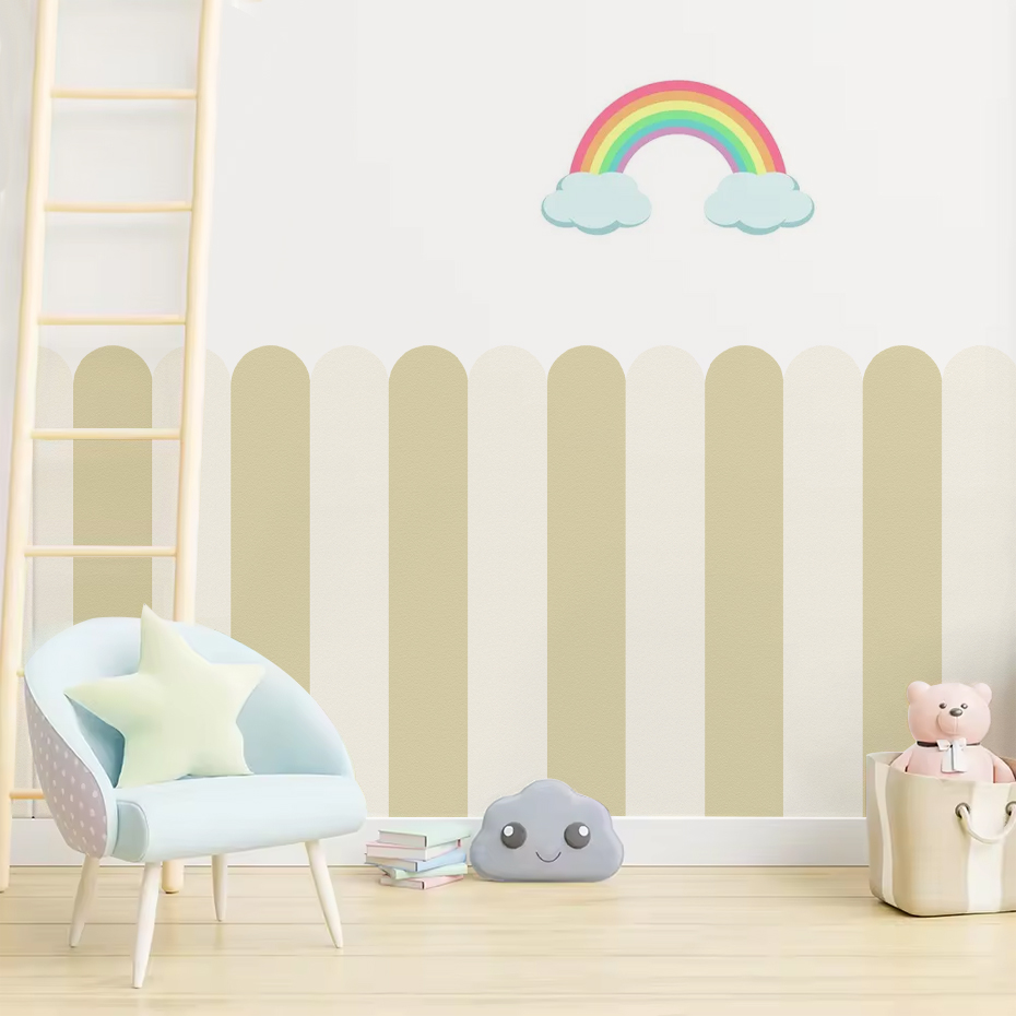 Multicolor Vertical Striped Ar - Home Decor Game ulasan dan harga